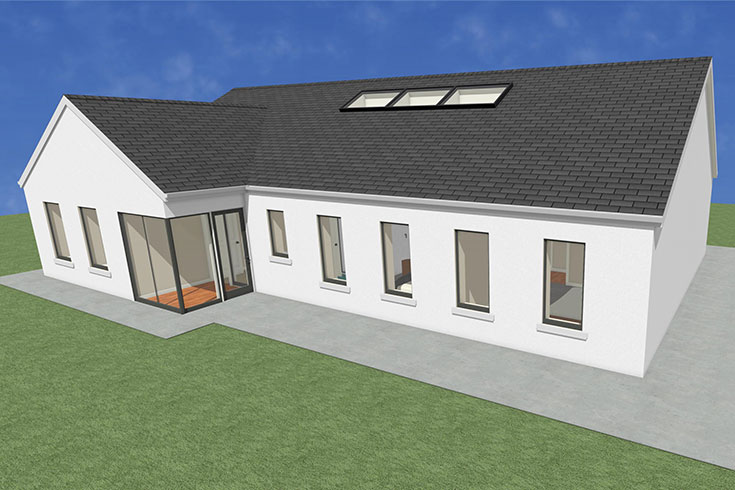 back wall building company residential house design self build architects newbridge kildare ireland