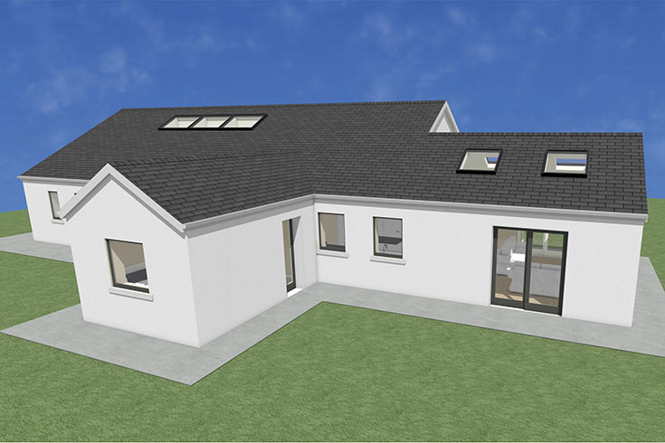 back wall building company residential house design self build architects newbridge kildare ireland