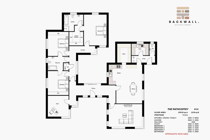 back wall building company residential house design self build architects rathcoffey kildare ireland