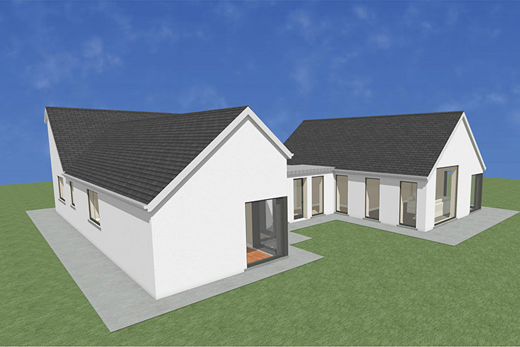 back wall building company residential house design self build architects rathcoffey kildare ireland