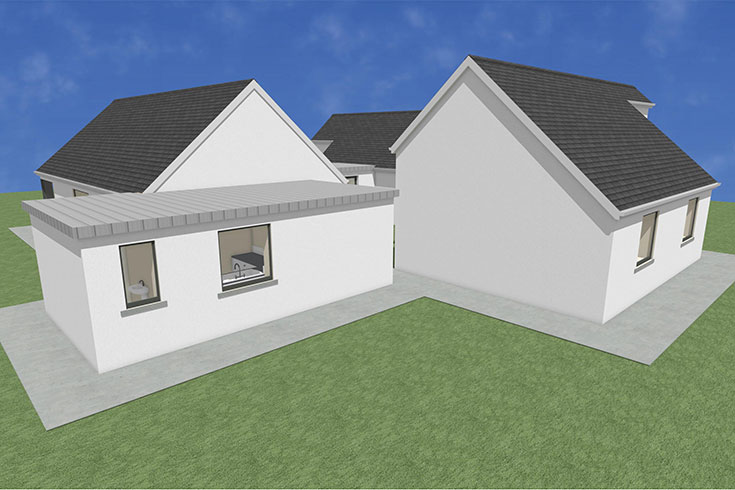 back wall building company residential house design self build architects rathcoffey kildare ireland