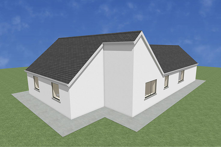 back wall building company residential house design self build architects rathcoffey kildare ireland