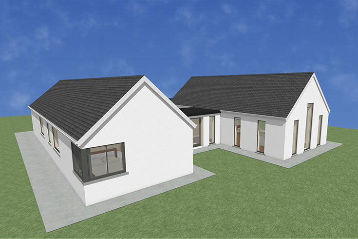 back wall building company residential house design self build architects grangebeg kildare ireland
