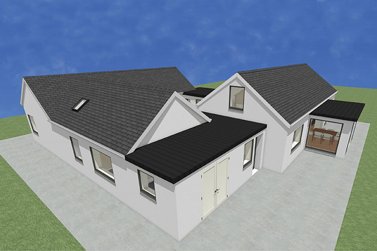 back wall building company residential house design self build architects toberbeg wicklow ireland