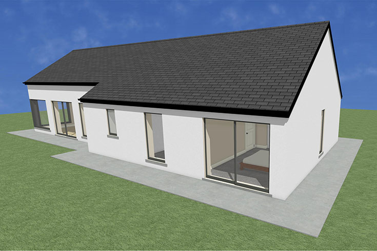 back wall building company residential house design self build architects tara meath ireland