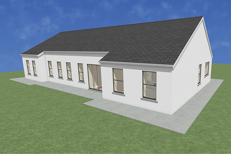 back wall building company residential house design self build architects rossmore laois ireland