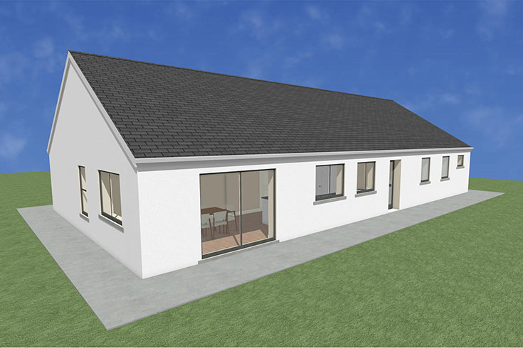 back wall building company residential house design self build architects rossmore laois ireland