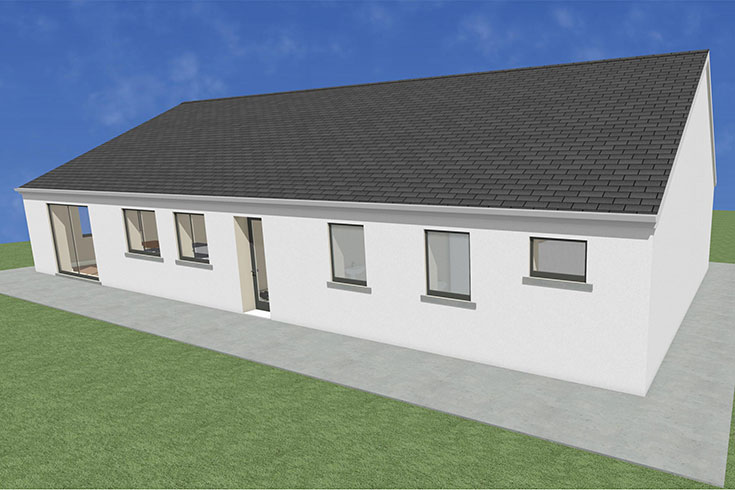 back wall building company residential house design self build architects rossmore laois ireland