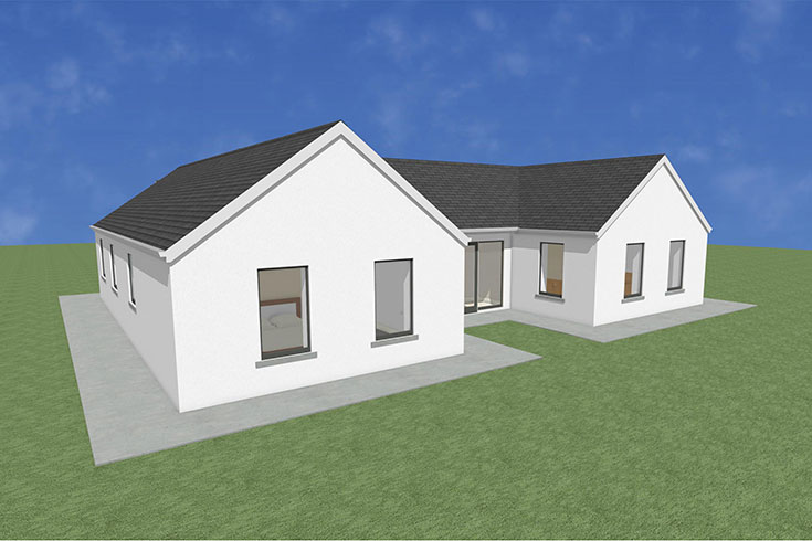 back wall building company residential house design self build architects lanesborough longford ireland