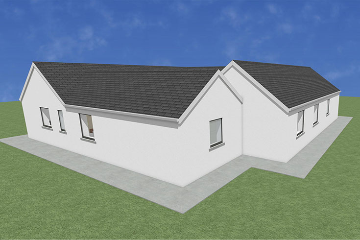 back wall building company residential house design self build architects lanesborough longford ireland