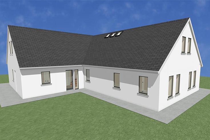 back wall building company residential house design self build architects donadea kildare ireland