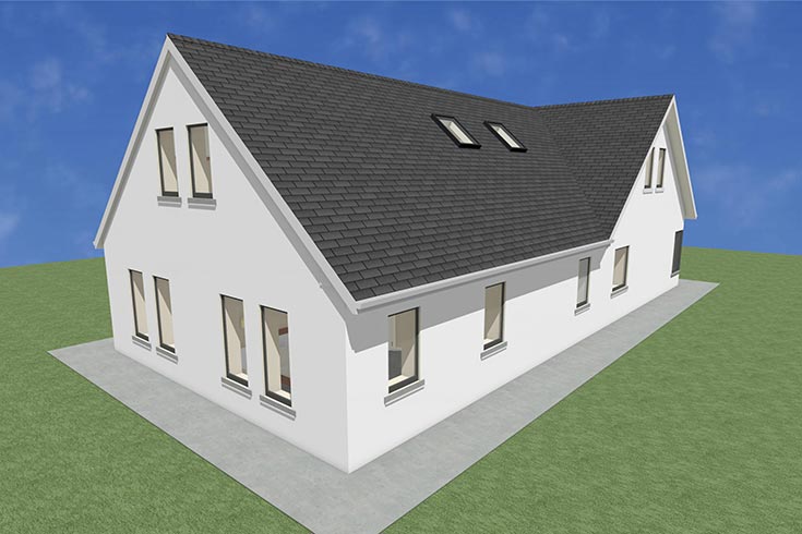 back wall building company residential house design self build architects donadea kildare ireland