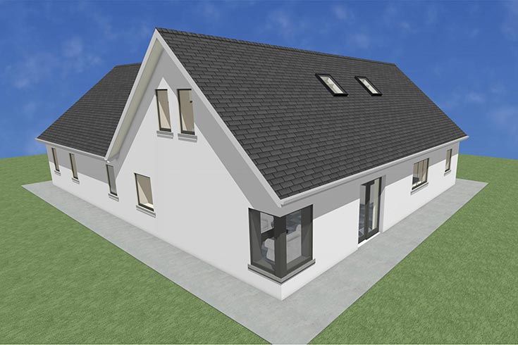 back wall building company residential house design self build architects donadea kildare ireland