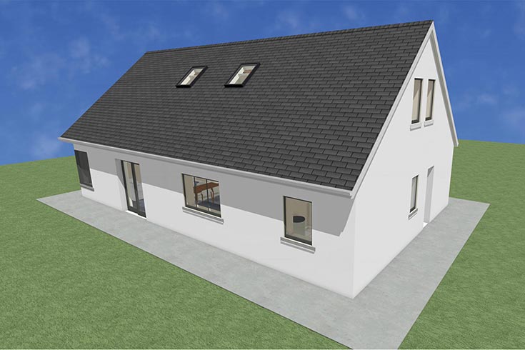 back wall building company residential house design self build architects donadea kildare ireland