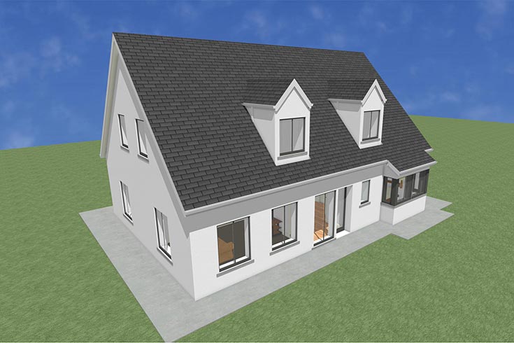 back wall building company residential house design self build architects dunmore waterford ireland