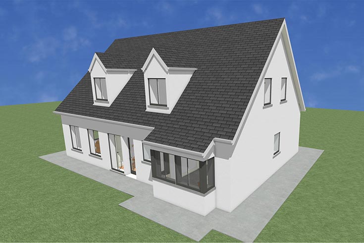 back wall building company residential house design self build architects dunmore waterford ireland