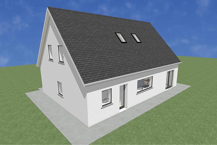 back wall building company residential house design self build architects dunmore waterford ireland