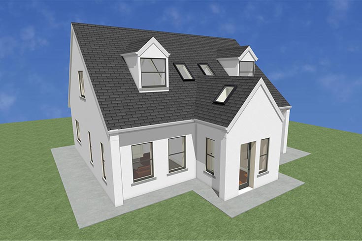 back wall building company residential house design self build architects dunboyne meath ireland