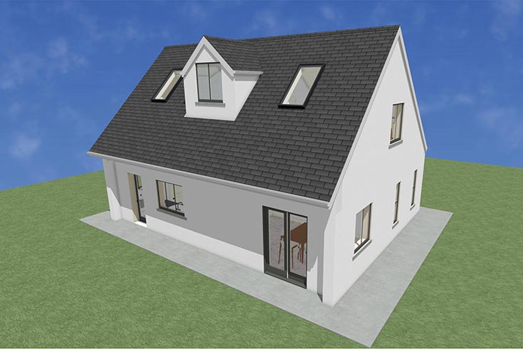 back wall building company residential house design self build architects dunboyne meath ireland