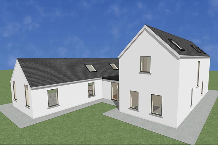 back wall building company residential house design self build architects rathmore kildare ireland