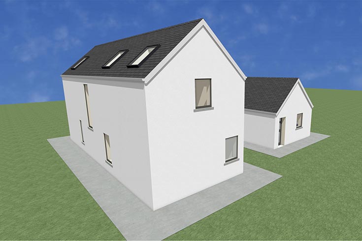 back wall building company residential house design self build architects rathmore kildare ireland