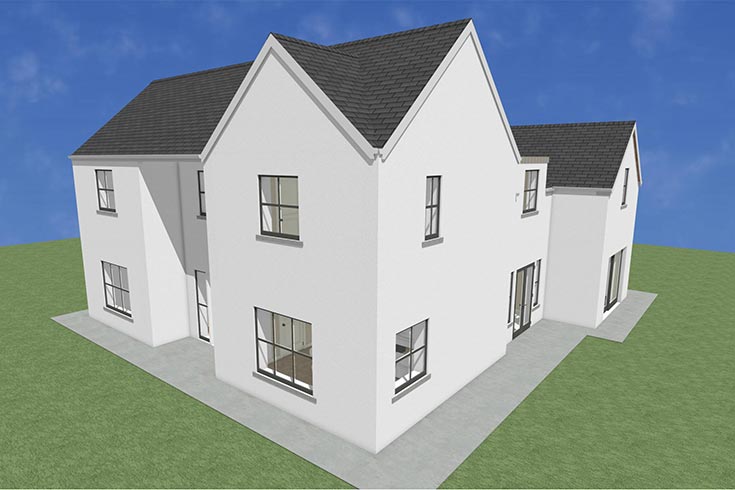 back wall building company residential house design self build architects seasons kildare ireland