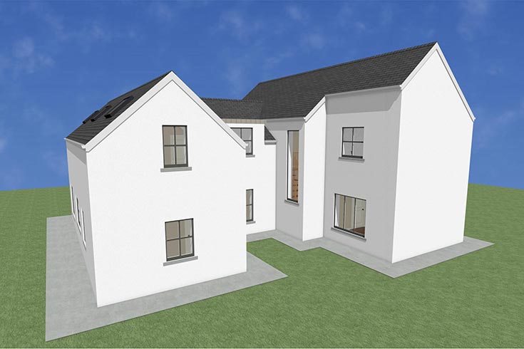 back wall building company residential house design self build architects seasons kildare ireland