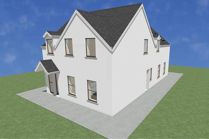 back wall building company residential house design self build architects goldenfalls kildare ireland