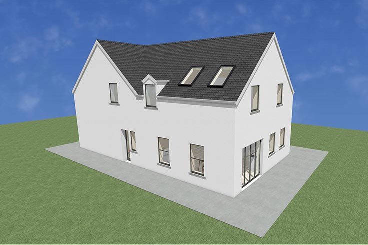 back wall building company residential house design self build architects goldenfalls kildare ireland