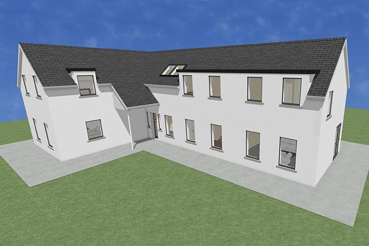 back wall building company residential house design self build architects glenasmole dublin ireland