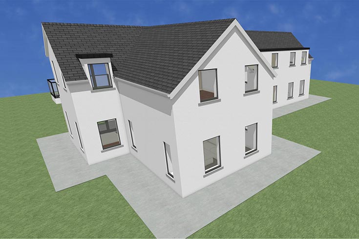 back wall building company residential house design self build architects glenasmole dublin ireland