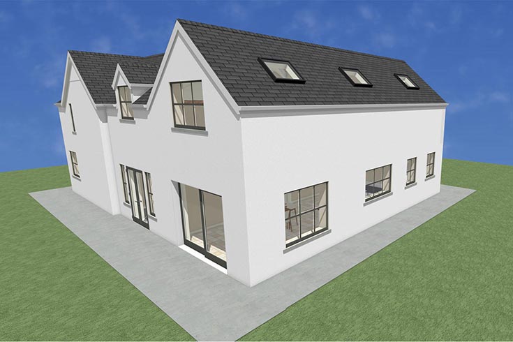 back wall building company residential house design self build architects ardmore waterford ireland