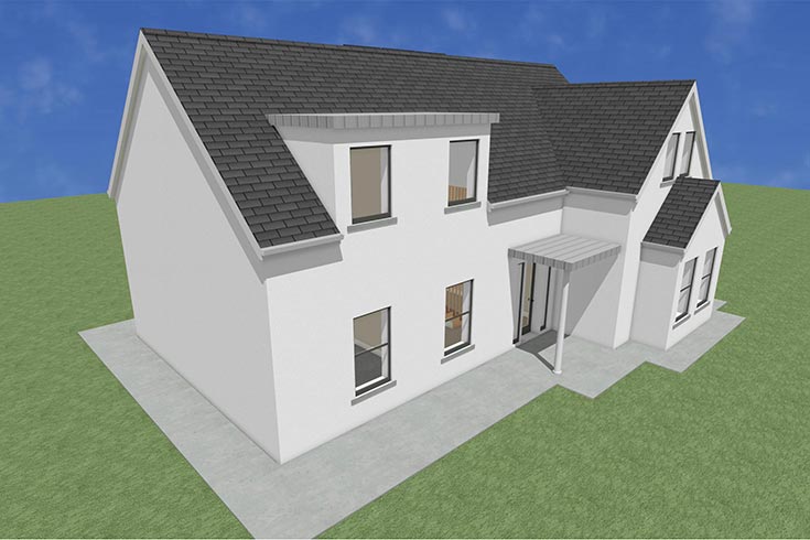 back wall building company residential house design self build architects monkstown dublin ireland