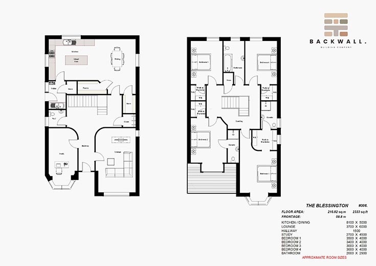back wall building company residential house design self build architects blessington wicklow ireland