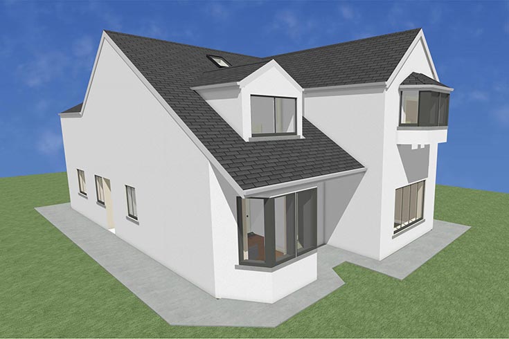 back wall building company residential house design self build architects blessington wicklow ireland