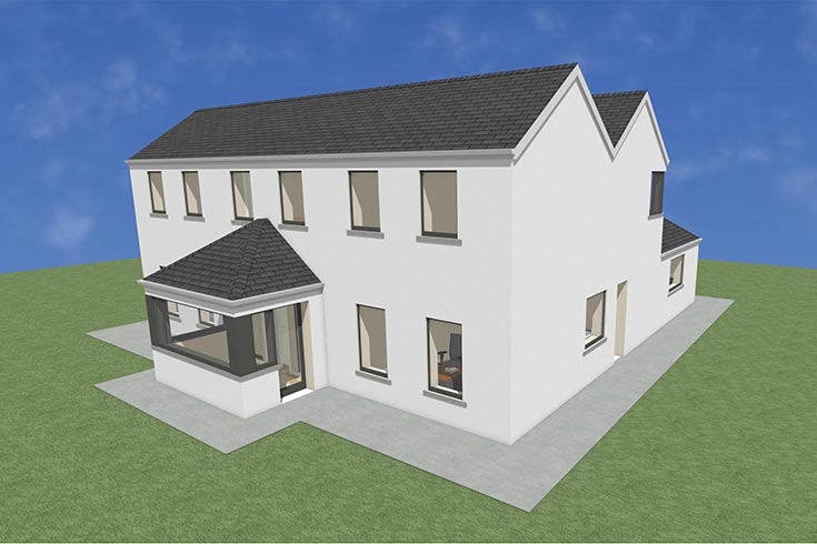 back wall building company residential house design self build architects glandore cork ireland