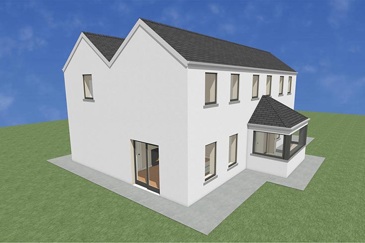 back wall building company residential house design self build architects glandore cork ireland