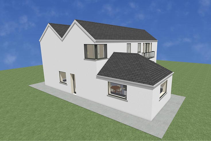 back wall building company residential house design self build architects glandore cork ireland