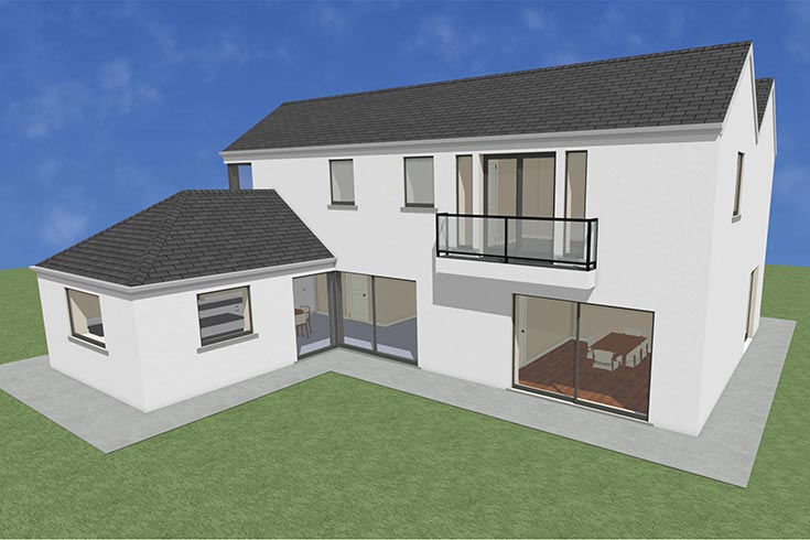 back wall building company residential house design self build architects glandore cork ireland