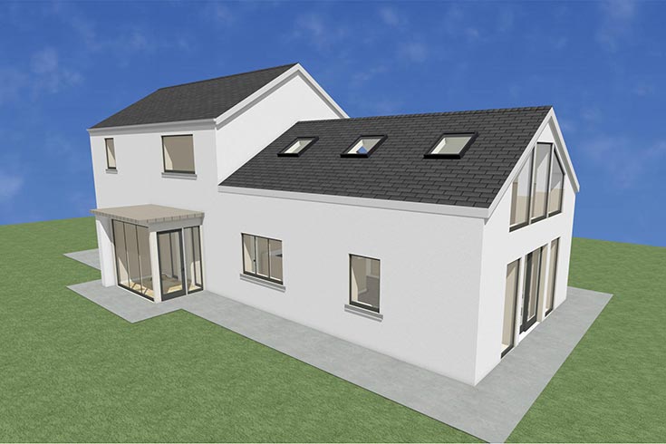 back wall building company residential house design self build architects annamoe wicklow ireland