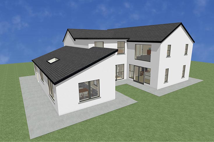 back wall building company residential house design self build architects kilbride wicklow ireland