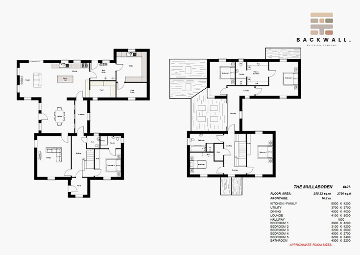 back wall building company residential house design self build architects mullaboden kildare ireland