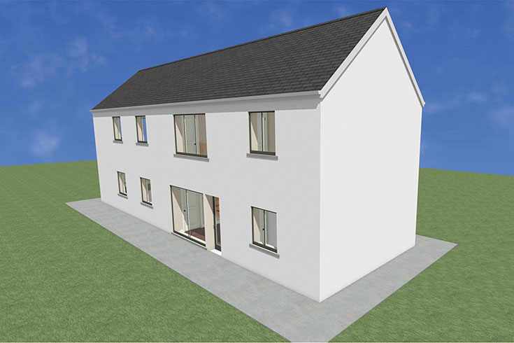 back wall building company residential house design self build architects delgany wicklow ireland