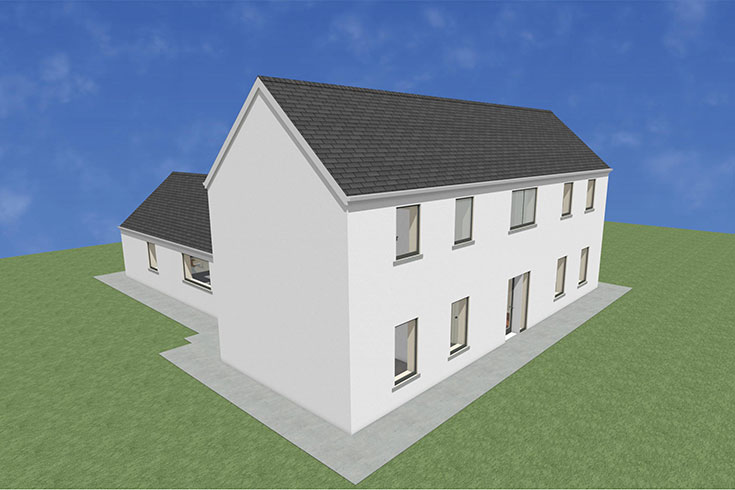 back wall building company residential house design self build architects maynooth kildare ireland
