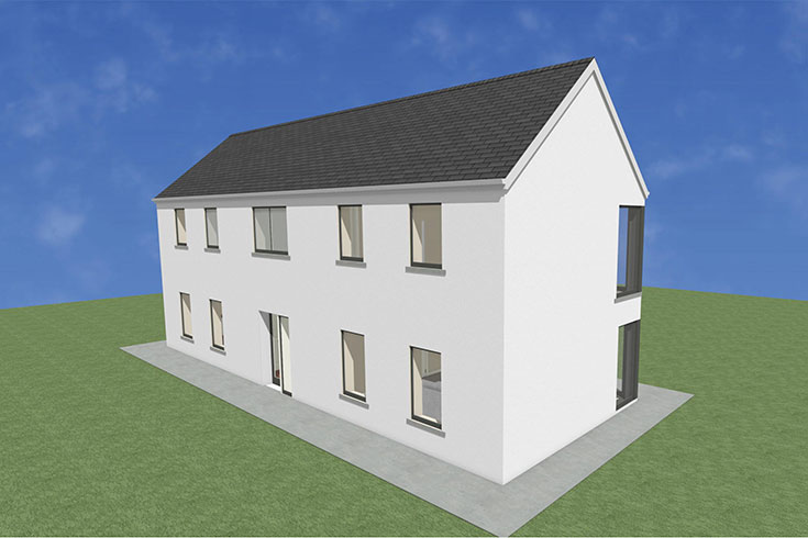 back wall building company residential house design self build architects maynooth kildare ireland