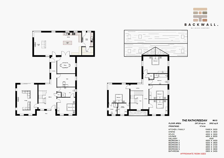 back wall building company residential house design self build architects rathcreedan dublin ireland