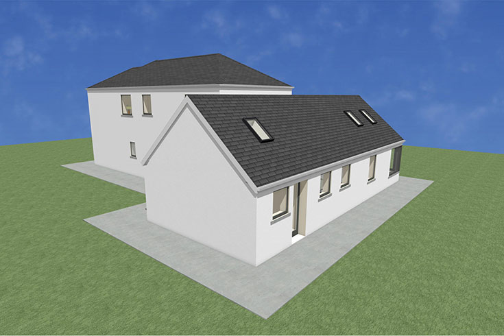 back wall building company residential house design self build architects rathcreedan dublin ireland