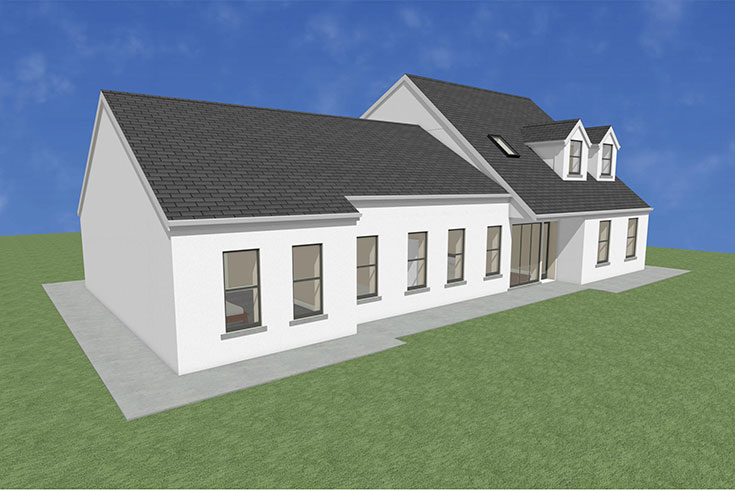 back wall building company residential house design self build architects rossmore cork ireland