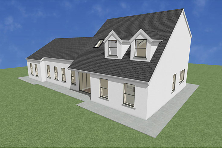 back wall building company residential house design self build architects rossmore cork ireland