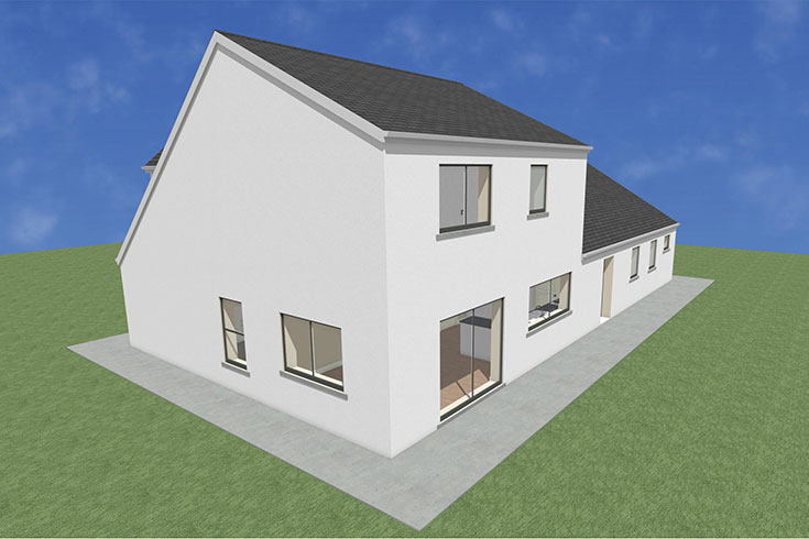 back wall building company residential house design self build architects rossmore cork ireland
